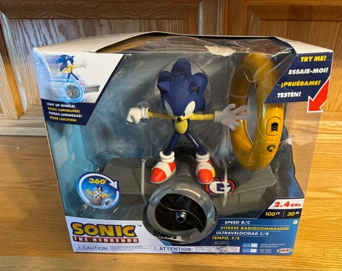 Sonic The Hedgehog Jakks Pacific Light Up Wheels 360° Speed R/C 2 New In Box - Picture 4 of 12