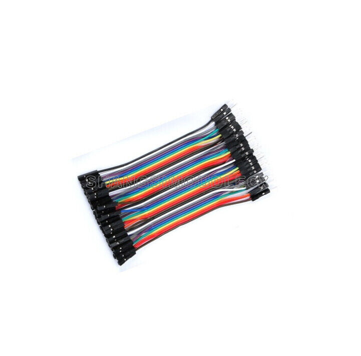 Lote De 200 Cables Dupont Hembra A Hembra De 20 Cm - 2.54mm, 5 Colores, Ideal Para Prototipos Y Electrónica