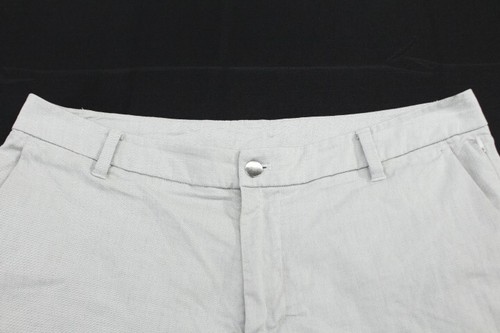 Lululemon pantaloncino uomo Commissione 36 chino 9" cuciture interne elasticizzato grigio chiaro - Foto 2 di 7