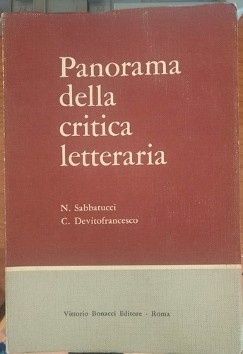 Panorama della critica letteraria - N. Sabbatucci, C. Devitofrancesco, 1966 - S - 第 1/1 張圖片