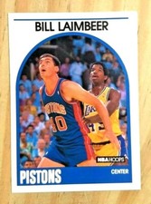 1989-90 NBA HOOPS BILL LAIMBEER CARD#135 NR-MINT CAVS PISTONS LAS VEGAS ACES