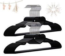 30PCS Plastic Heart-Shaped Hangers Ultra-Thin Space Saving Slim Hangers