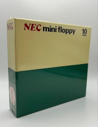 NEC EF-904MF 5.25" Floppy Disk 10Disks Pack FD 2HD Japan New-Old-Stock - Picture 2 of 4