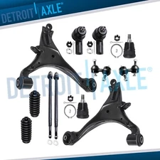 Front Lower Control Arms Tierods Sway Bars for 2001 - 2005 Acura EL Honda Civic
