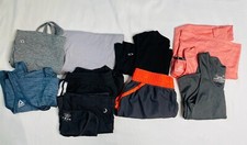Workout SMALL Women's Athletic Workout Clothes 9 Pieces Lot Tops Nike Adidas