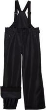 Obermeyer 283008 Unisex-Child Surface Fz Suspender Pant, Black, Medium