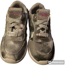 Bebe Girls Sparkling Tennis Shoes W/Box