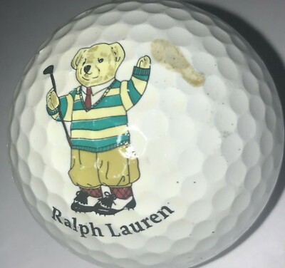 1 Ralph Lauren Bear Logo Used Golf Ball (F-23-3) | eBay