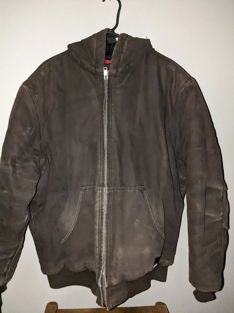 vintage Men s Craftsman large jacket canvas distressed