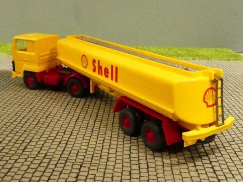 1/87 Wiking Ford Transcontinental Shell Tank Sattelzug 802 6A - 第 2/2 張圖片