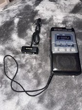 aiwa TP-M700 Micro Cassette Recorder With Wired Microphone - Tested