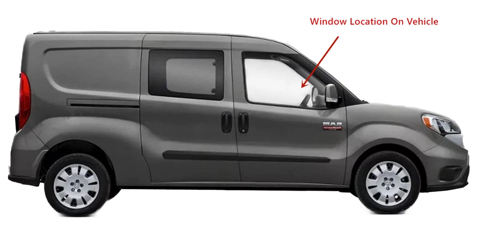 Fits 2015-2022 Ram Promaster City Van Passenger Right Front Door Window Glass Foto 2 de 4