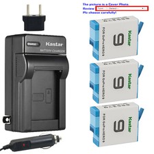 Kastar Battery Travel Charger for GoPro HERO9 GoPro HERO9 Black Edition Action
