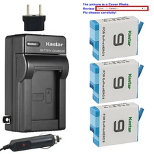 Kastar Battery Travel Charger for GoPro HERO9 GoPro HERO9 Black Edition Action