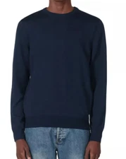A.P.C. Mens Sweater Size M New with Tags Classy Navy Blue, Lists for $280