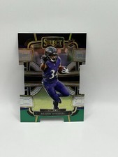 2023 Select - Concourse Black & Green Prizm Die-Cut #10 Keaton Mitchell RC