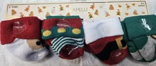 Capelli New York 8 Pairs Unisex Christmas Socks 0-6 Months New
