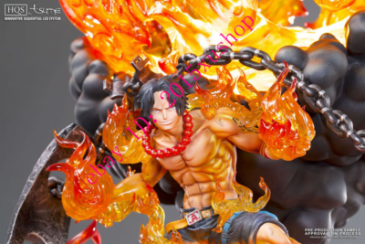 TSUME One Piece Portgas·D· Ace GK Resin Figures Model Statue In