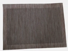 Essential Home  Brown Woven Border Placemat 13"x18"