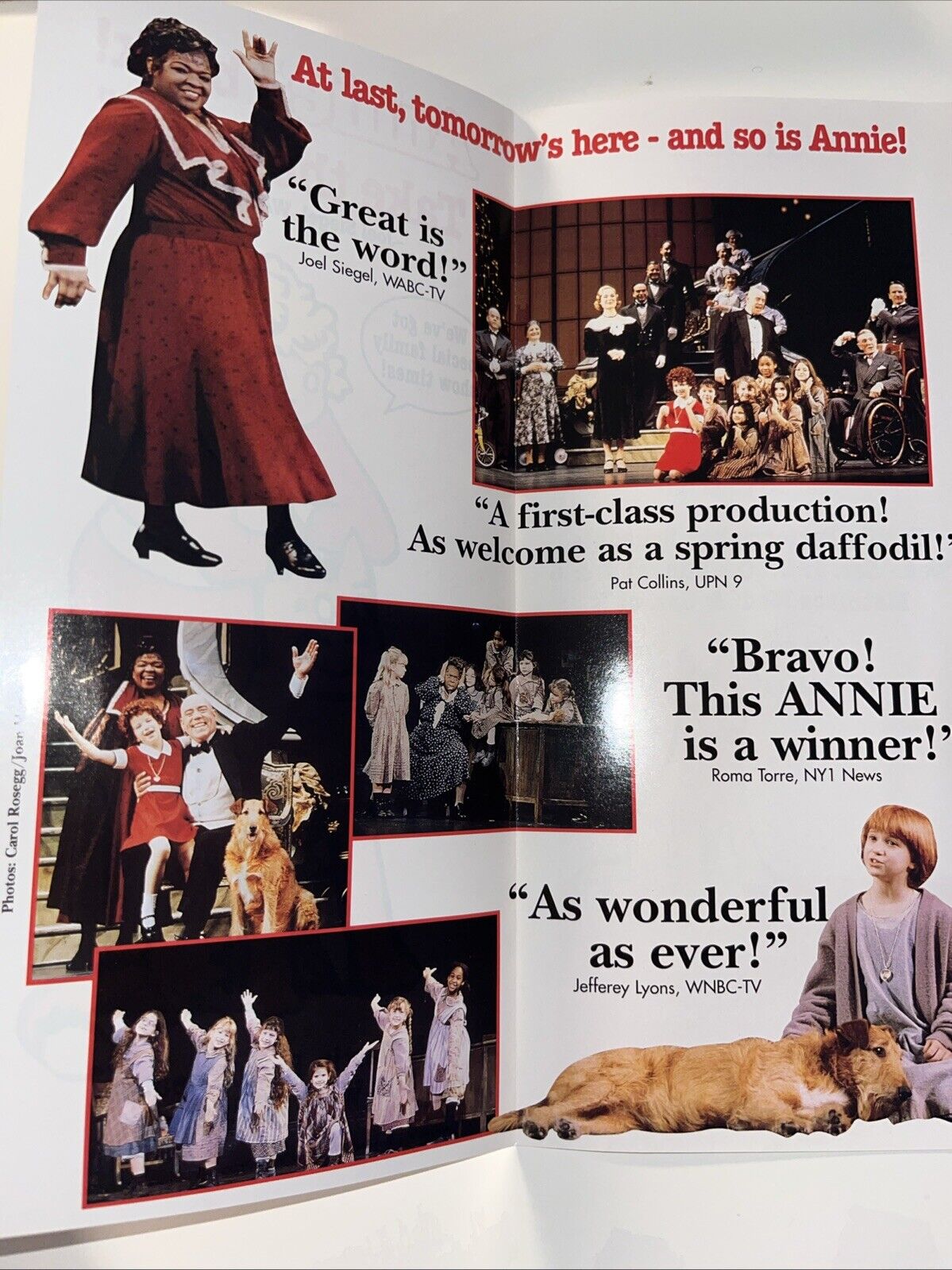 Annie’s Back Take The Kids Broadway Flyer 