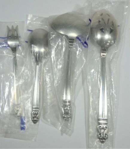 International Sterling Royal Danish Hostess Set of Servers Still Wrapped - Imagen 3 de 3