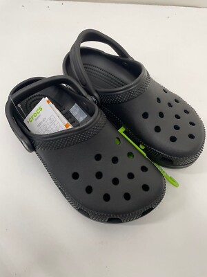 Crocs Men's Womens Classic Clog Black 10001-001 Lightweight