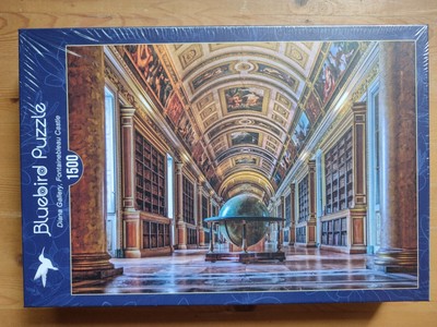 Puzzle - Diana Gallery, Fontainebleau Castle - 1500 Teile - Bluebird (90345)
