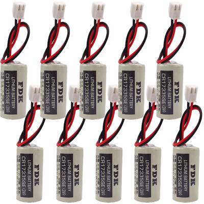10x FDK CR17335SE 3V 1800mAh Epson Robot Controller RC series R13B060003 Battery