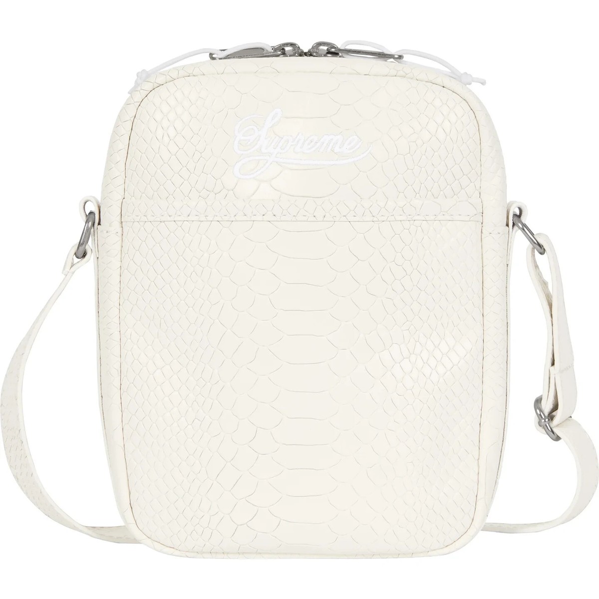 Supreme x Nike Leather Shoulder Bag Black White 2colors SS25