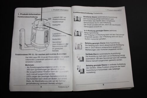 HILTI PR 15 Rotationslaser selbstnivelierend inkl. Dreibein-Stativ - Bild 8 von 9
