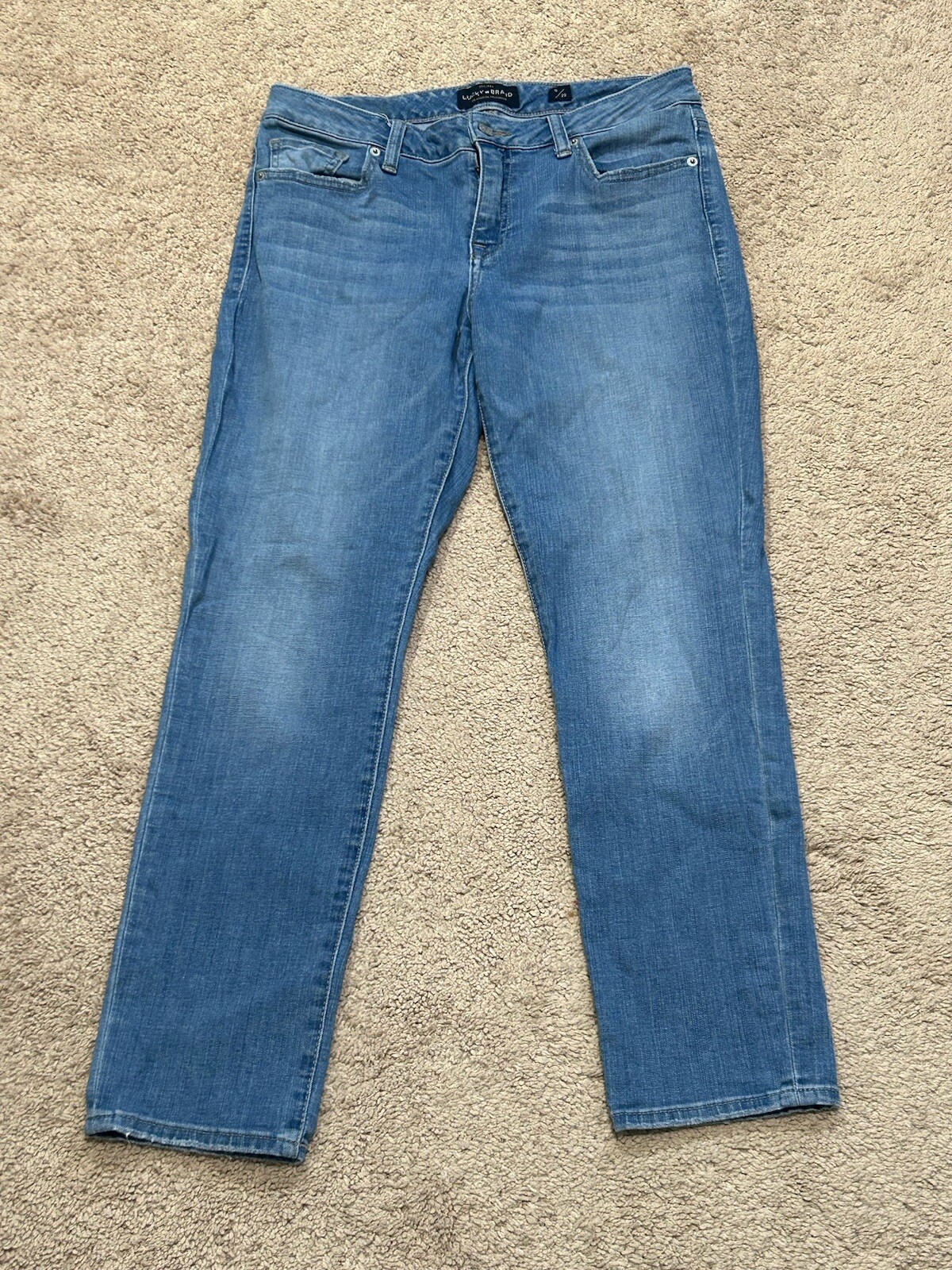 Lucky Brand Womens Jeans Size 8 Blue Denim Medium Wash Lolita Skinny Classic