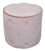 Hocker Sitzhocker Sitzpouf Pouf FußHocker Samthocker Polsterhocker In Rose