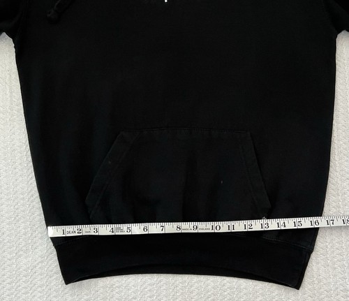 Felpa con cappuccio pullover Blame It On Rap Music uomo ricamato divertente nero SM 19” X 25” - Foto 6 di 10