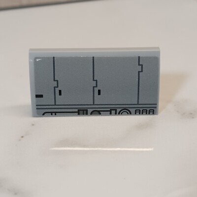 LEGO Star Wars Millennium Falcon Slope 75257 Slope Gray curved Sticker Part