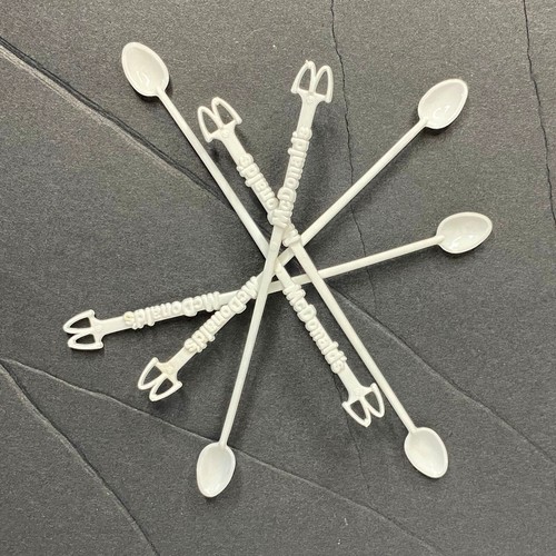 5 Vintage McDonald’s McSpoon Coffee Stir Stick Spoon Stirrer Swizzle