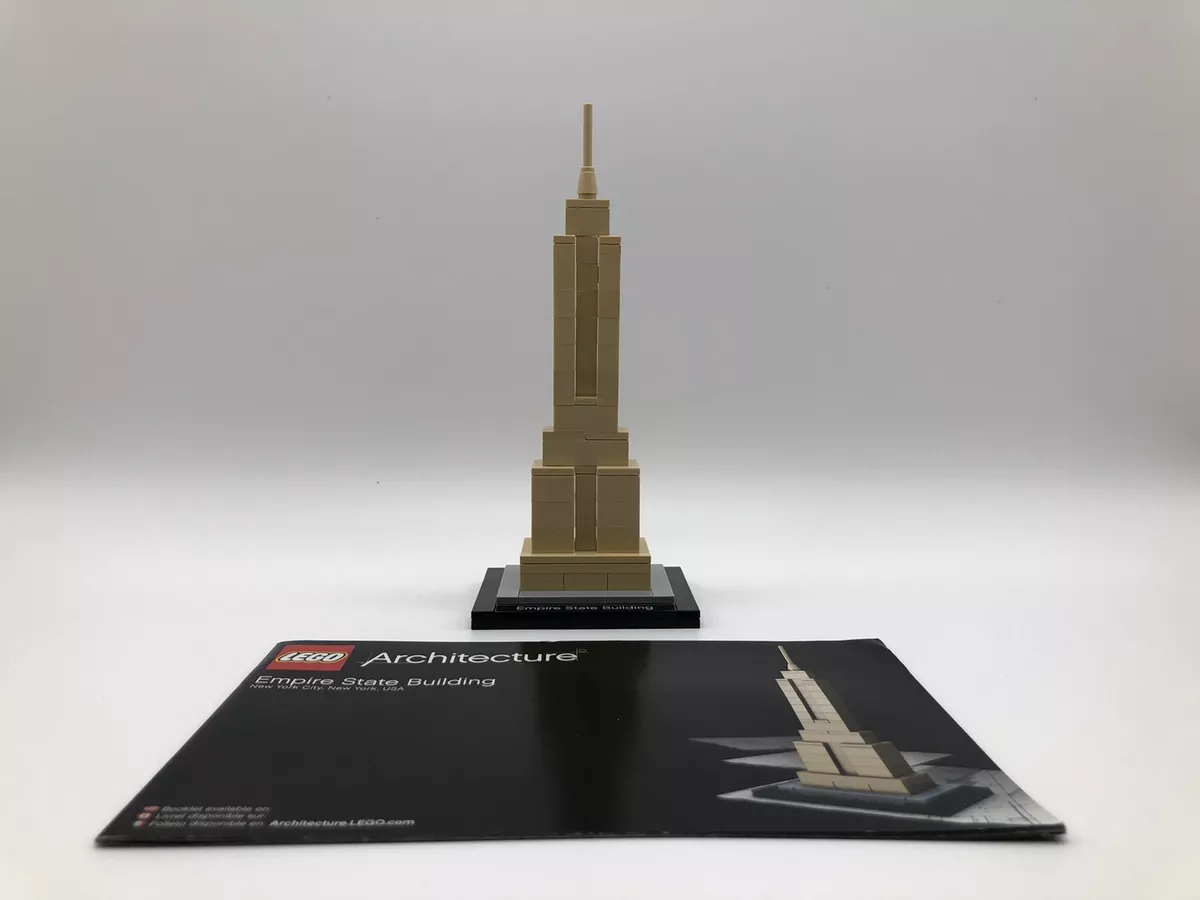 LEGO ARCHITECTURE EMPIRE STATE BUILDING 21002 COMPLETE WITH MANUAL