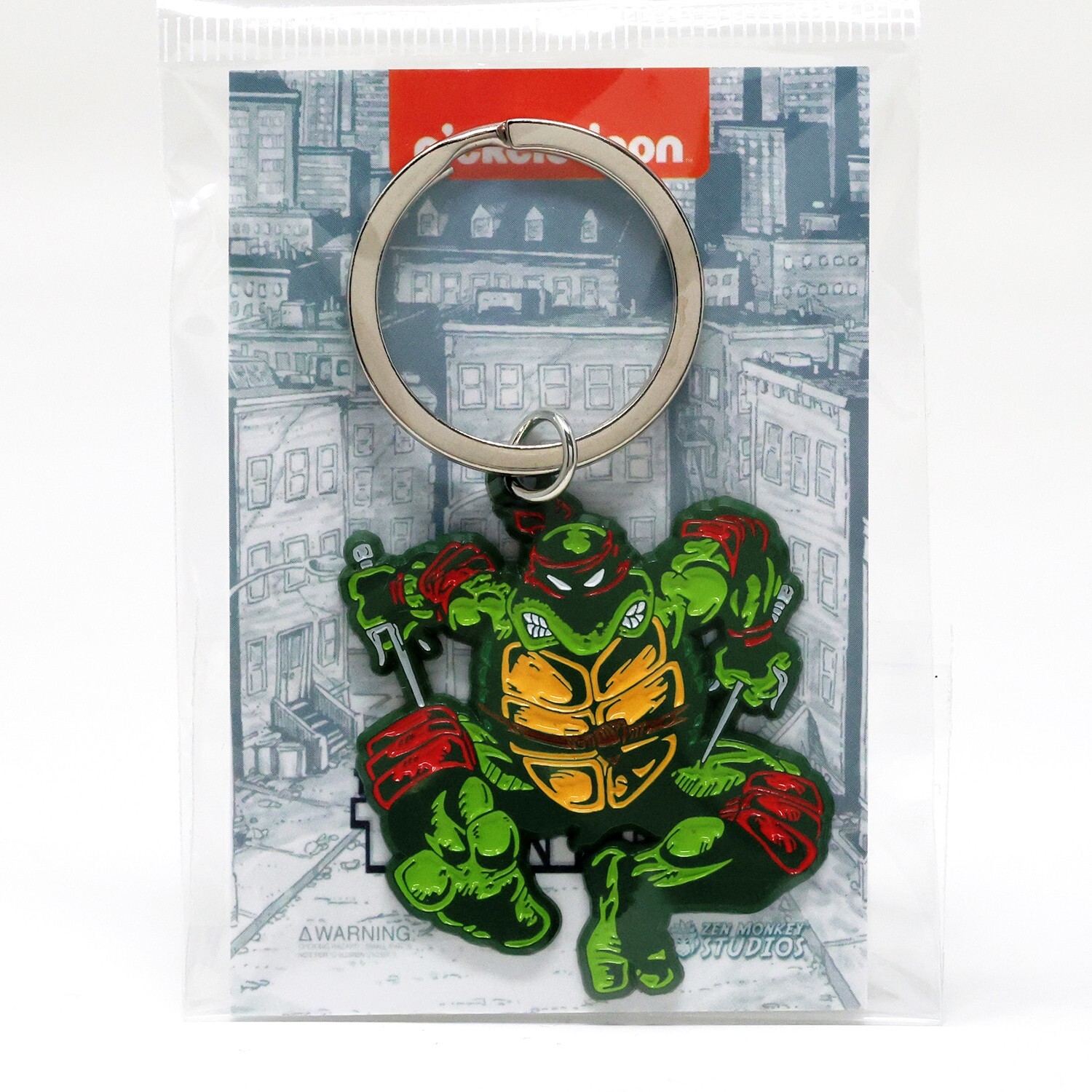 TMNT Teenage Mutant Ninja Turtles Official Raphael Keychain (Mirage ...