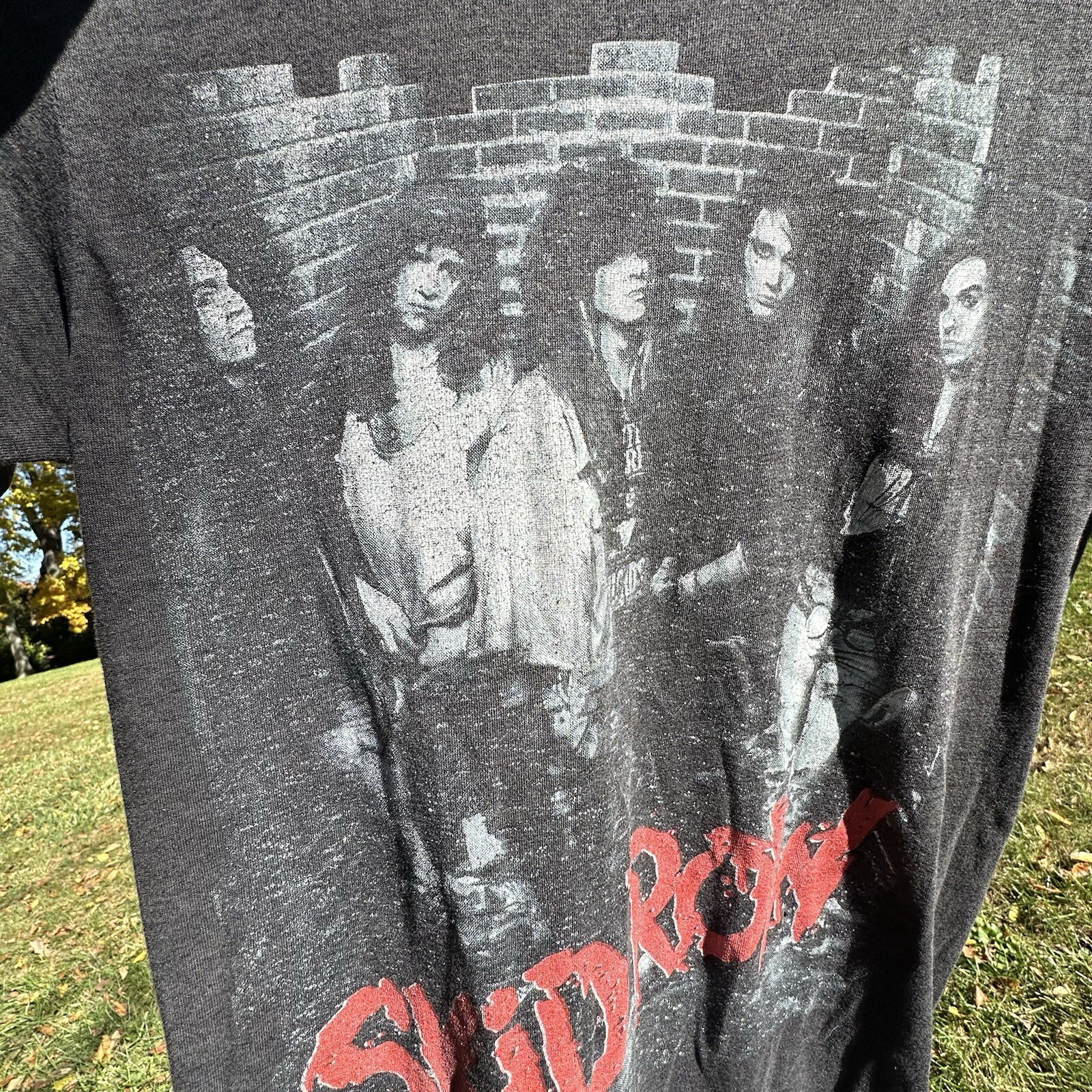 FILA T shirt Skid Row Band anni 80 uomo piccola "Youth Gone Wild" tour USA primavera Ford