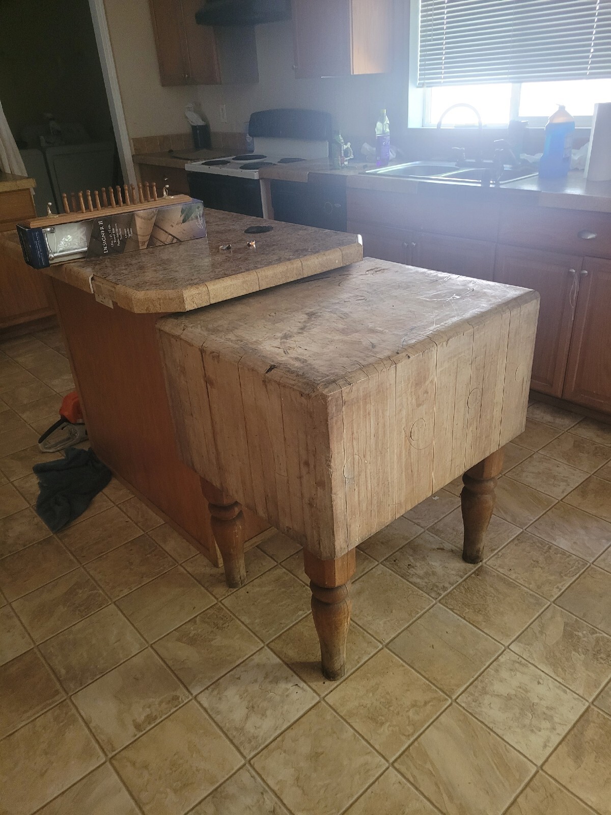 Vintage, Authentic, 1930's Era Butcher Block Antique Butcher Block | eBay
