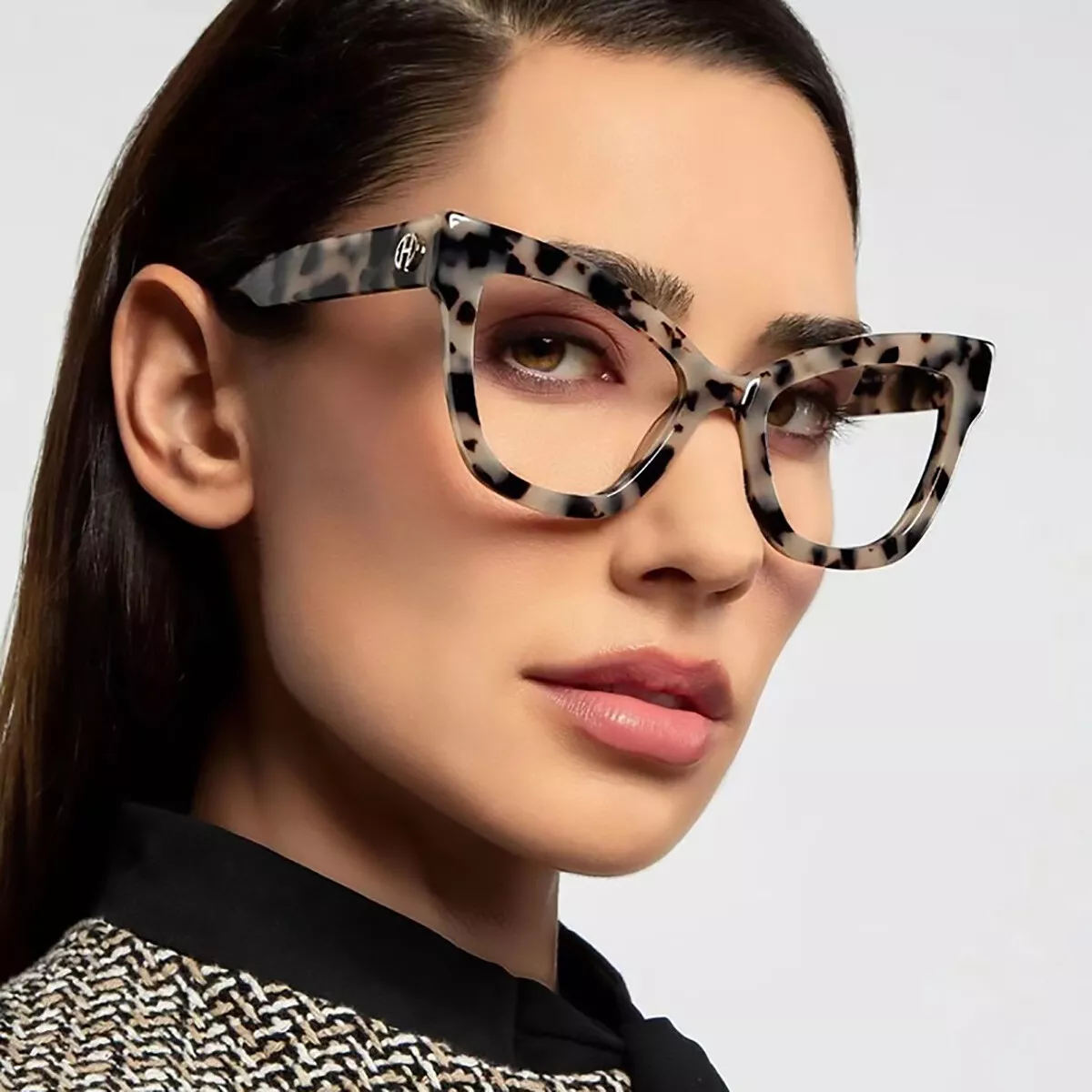 New Luxury Cat Eye Glasses Frames Womens Fashion Anti Blue Rays Computer  Eyewear