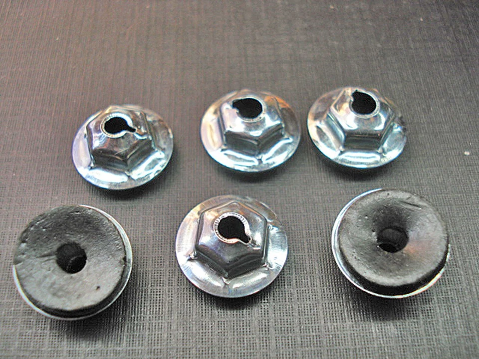 100 pcs 10-24 moulding clip nuts sealer fits Dodge DeSoto Chrysler Plymouth  - Image 2 of 3