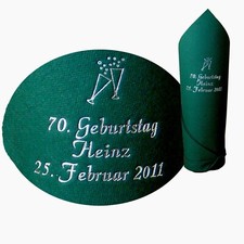 Premium-Servietten zu Hochzeit Geburtstag Tau...