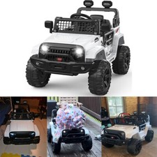 Ride on Truck Car 12V Kids Electric Vehicles W/Parent Remote Control & LED Light
