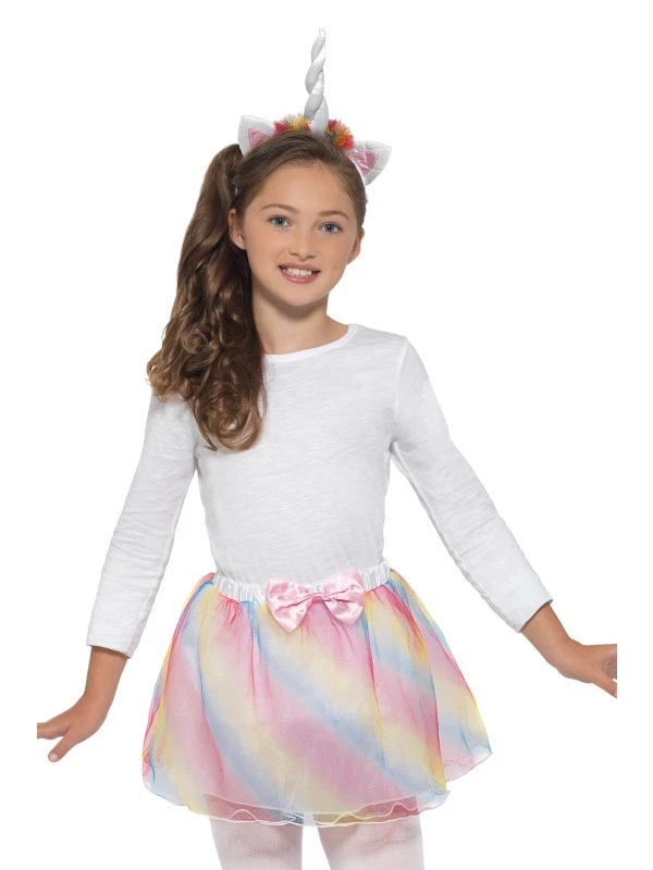 Enfant D guisement Fille Licorne Tutu Ensemble Bandeau Neuf eBay