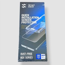 Screen Protector iPhone 15 Plus 3-Pack Tempered Glass Quick Easy Alignment Box