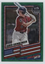 2026 Panini Stars & Stripes Prizm Green Scope 69/99 Jared Grindlinger #87 0j81