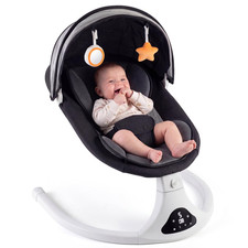 Electric Baby Swing for Infants to Toddler Portable Infant Swing with Remote Co