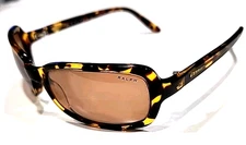 Ralph Lauren 7518/s Tortoise Brown Wrap Narrow Sunglasses 56-18 130