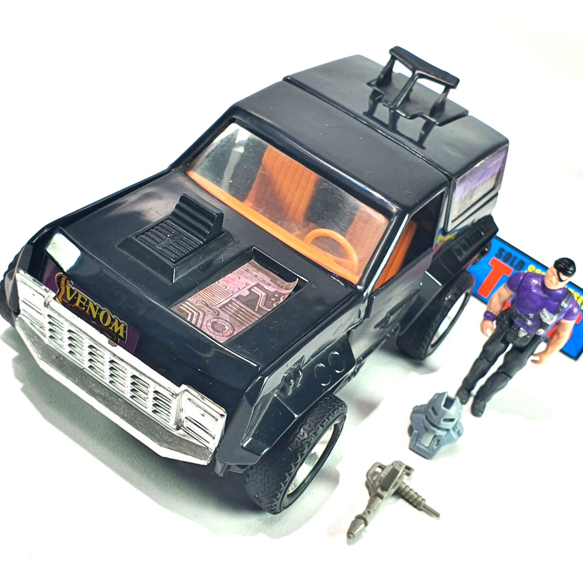 ジャンク　ホットトイズ　トゥーフェイス1.0 mms081 Vtg M.A.S.K. JACKHAMMER 100% COMPLETE + CLIFF DAGGER + Mask helmet