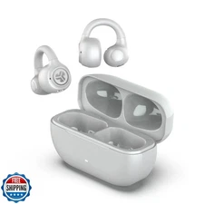 JLab Flex Open Earbuds, Clip-on Cuff Design, Wireless Open-Ear Audio Freedom 